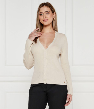 Marc Cain Wełniany kardigan | Slim Fit