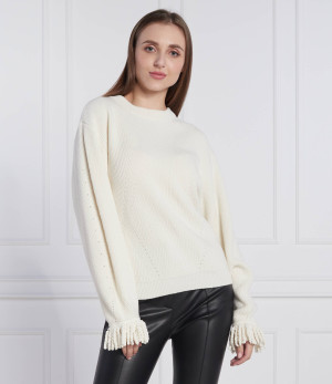 TWINSET Sweter | Regular Fit | z dodatkiem wełny i kaszmiru