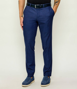 Hechter Paris Spodnie | Slim Fit | z dodatkiem wełny