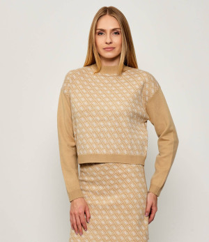 GUESS Półgolf AUBREY| Loose fit | z dodatkiem wełny