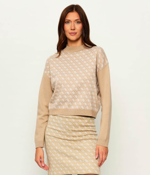 GUESS Półgolf AUBREY| Loose fit | z dodatkiem wełny