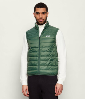 EA7 Puchowy bezrękawnik | Regular Fit