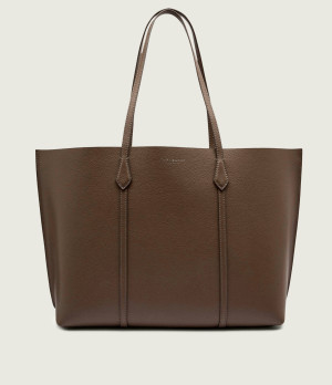 TORY BURCH Skórzana shopperka + saszetka Perry
