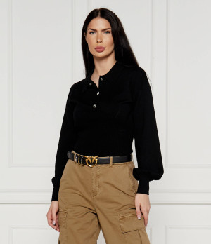 Pinko Wełniany sweter RIMONTAGGIO COSTINA | Regular Fit