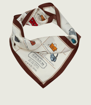Coach Jedwabna chusta Originals Catalog Print