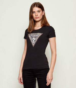 GUESS T-shirt TRIANGLE PYTHON | Slim Fit