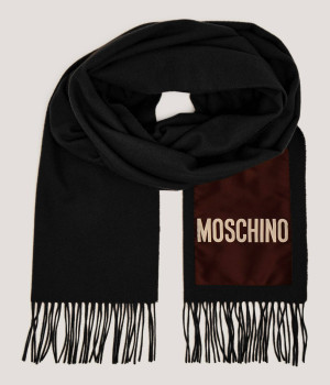 Moschino Wełniany szal