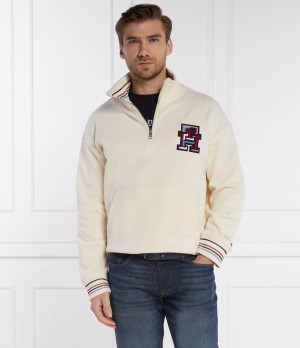 Tommy Hilfiger Bluza MONOGRAM TIPPED 1/4 ZIP | Oversize fit
