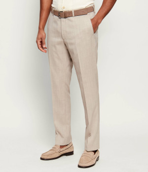 Oscar Jacobson Wełniane spodnie Dandy | Regular Fit