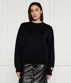 DKNY Wełniany sweter | Loose fit