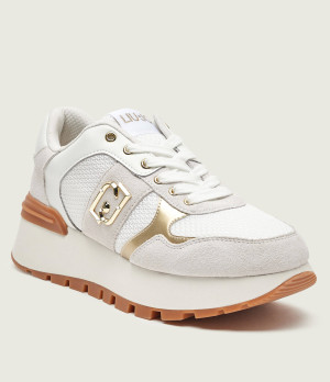 Liu Jo Skórzane sneakersy AMAZING 43 BIS | zamsz