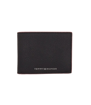 Tommy Hilfiger Skórzany portfel TH STRUC MINI CC