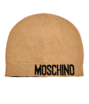 Moschino Czapka | z dodatkiem wełny i kaszmiru
