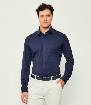 BOSS BLACK Koszula P-HANK-kent-C1-222 | Slim Fit