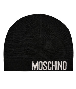 Moschino Czapka | z dodatkiem wełny i kaszmiru