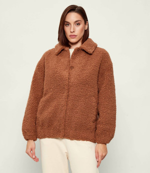 ST.Barth Polarowa kurtka Jeanne Teddy | Oversize fit