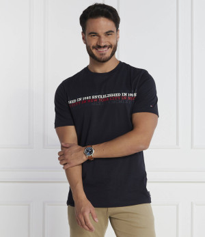 Tommy Hilfiger T-shirt CENTER CHEST STRIPE TEE | Regular Fit