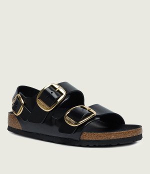 Birkenstock Skórzane sandały LENA | narrow fit