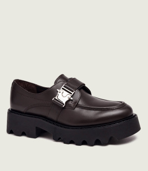 Marc Cain Skórzane loafersy