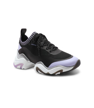 Karl Lagerfeld Sneakersy GEMINI Knit Sock Lo | z dodatkiem skóry