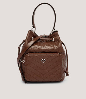 Pinko Skórzany worek CARGO BUCKET