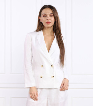 Armani Exchange Lniana marynarka | Regular Fit