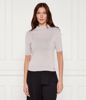 Marc Cain Wełniany sweter | Slim Fit