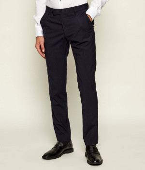 Karl Lagerfeld Wełniane spodnie | Slim Fit