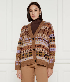 Weekend MaxMara Wełniany kardigan Eccelso | Relaxed fit
