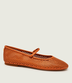 LAUREN RALPH LAUREN Skórzane baleriny Jayna Mary Jane
