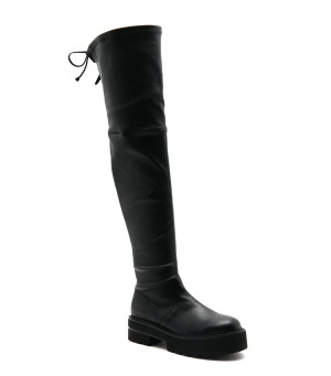 Stuart Weitzman Skórzane muszkieterki Lowland