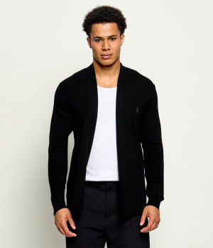 AllSaints Wełniany kardigan Mode | Slim Fit