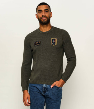 Aeronautica Militare Sweter | Regular Fit | z dodatkiem wełny