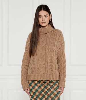Marc Cain Sweter | Oversize fit | z dodatkiem wełny