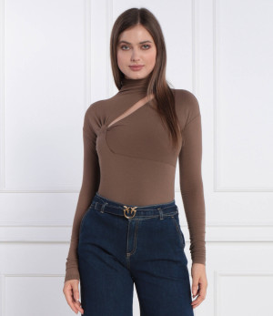Pinko Bluzka | Slim Fit | z dodatkiem kaszmiru