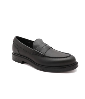BOSS BLACK Skórzane loafersy Saul_Loaf
