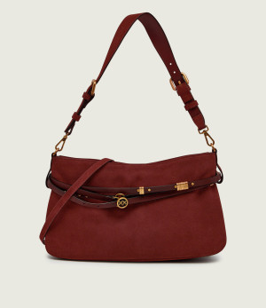 Pinko Torebka na ramię BELT BAG CLASSIC | zamsz