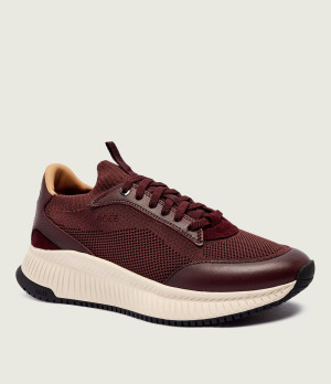 BOSS BLACK Sneakersy TTNM EVO_Slon_knbult | z dodatkiem skóry