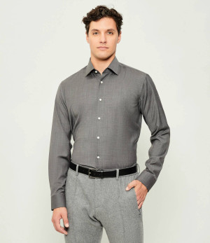 BOSS BLACK Wełniana koszula H-JOE-kent-C1-214 | Regular Fit