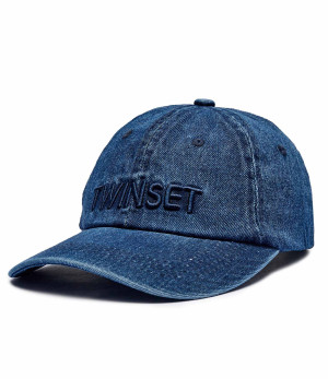 Twinset U&B Jeansowa bejsbolówka