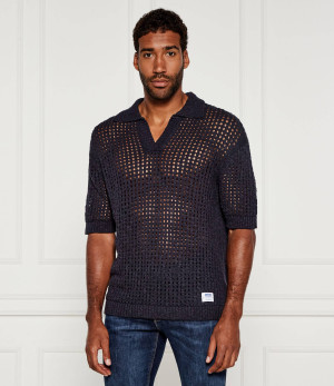Hugo Blue Polo Strallo | Loose fit