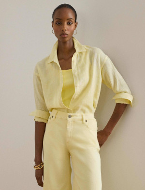 LAUREN RALPH LAUREN Lniana koszula | Regular Fit