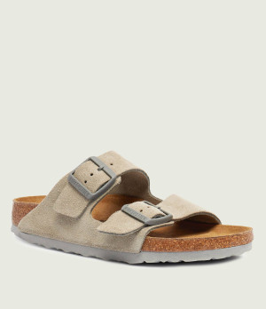 Birkenstock Klapki Arizona | narrow fit | zamsz