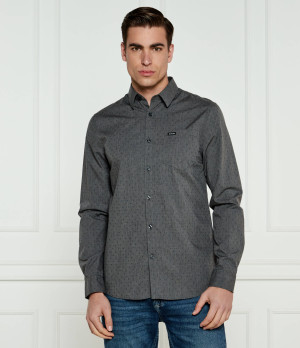 GUESS Koszula SUNSET MELANGE | Slim Fit