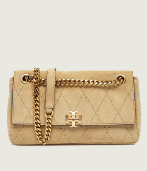 TORY BURCH Torebka na ramię Charlie | zamsz