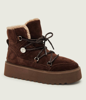 Pinko Śniegowce Martina 01 | zamsz | shearling