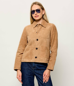 Joop! Kurtka Luana | Regular Fit | zamsz