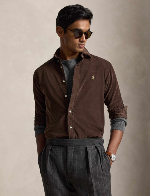 POLO RALPH LAUREN Koszula | Custom fit | sztruks