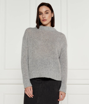 HUGO Wełniany sweter Sloossy | Oversize fit