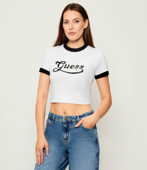 GUESS T-shirt GLOSSY | Cropped Fit